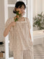 Cosette Flower Short Sleeve Pajama