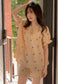 Romantic Mandy Bear Short Sleeve Pajamas