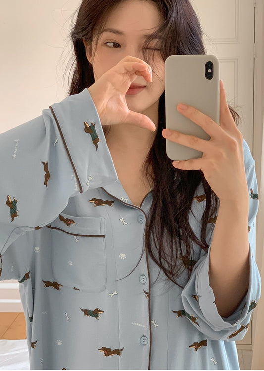 Dachshund LS Pajama Set