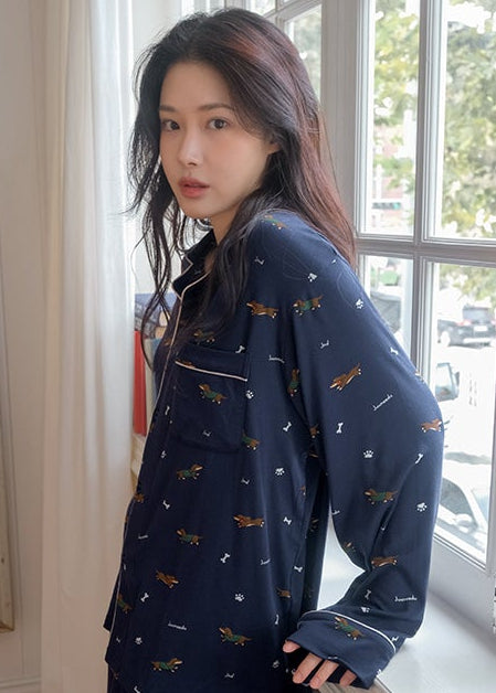Dachshund LS Pajama Set
