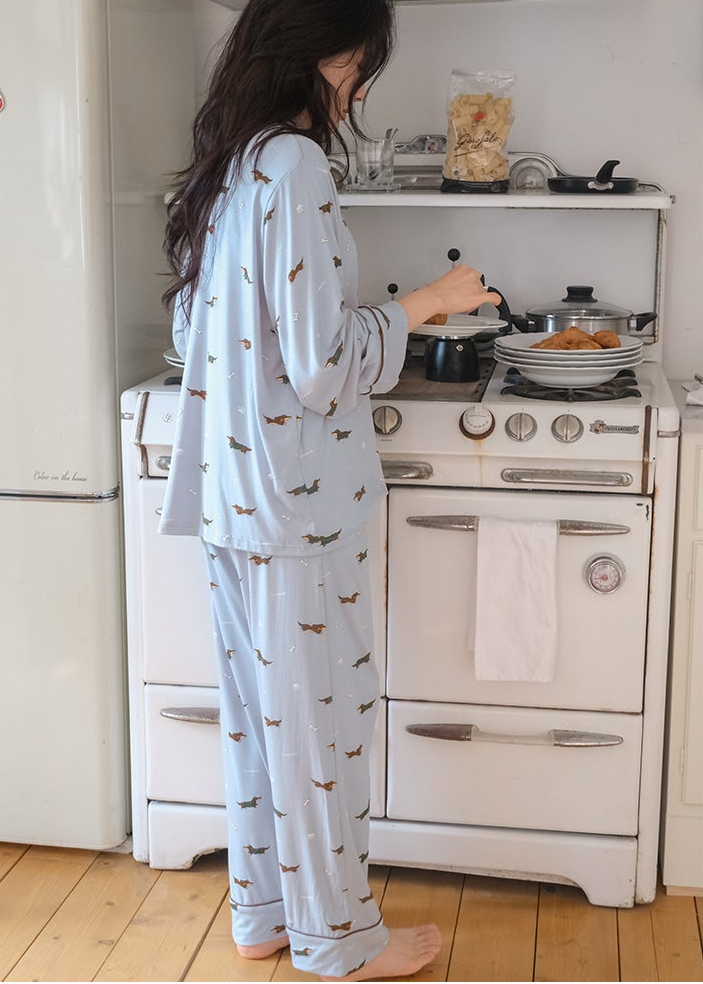 Dachshund LS Pajama Set