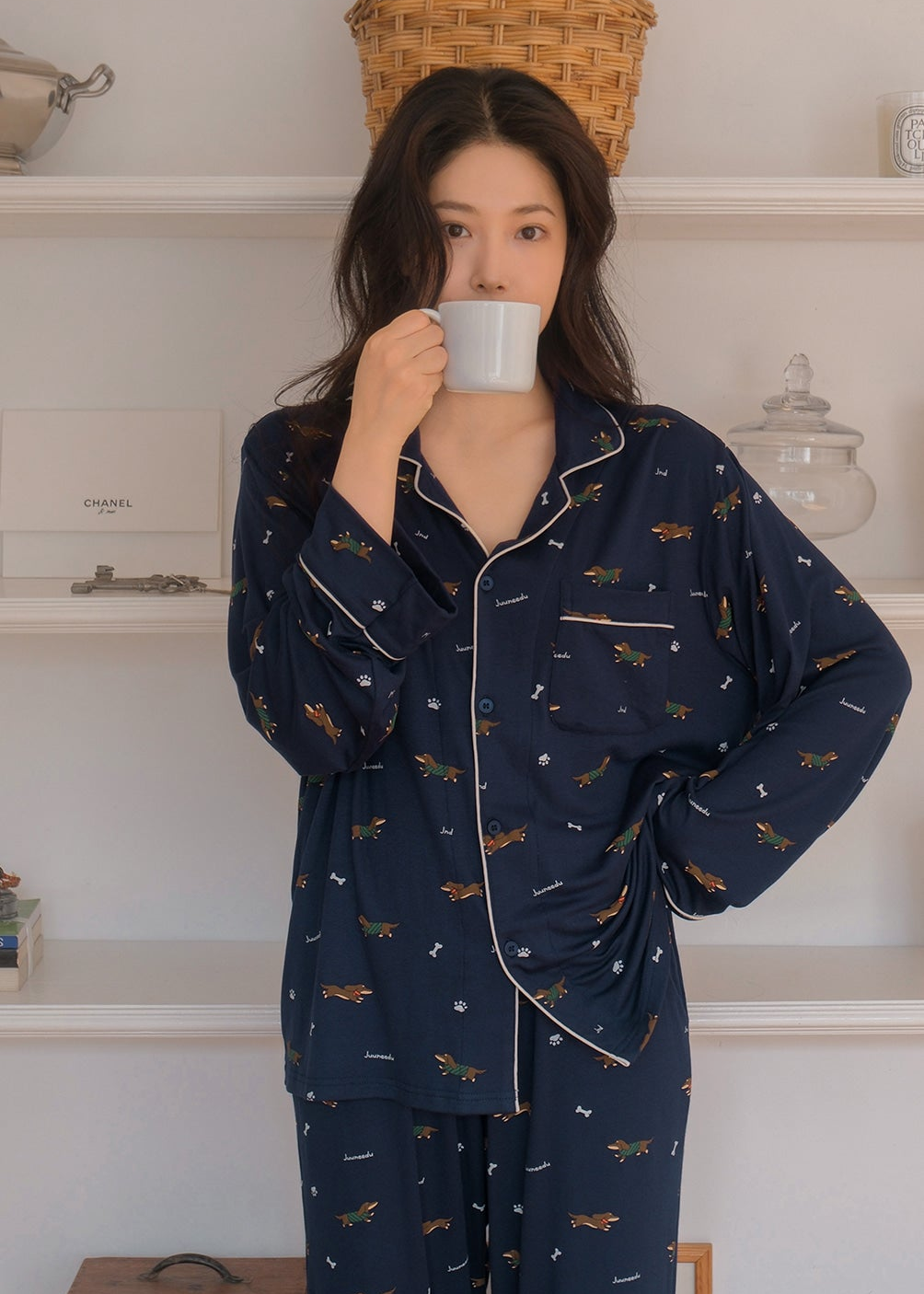 Dachshund LS Pajama Set