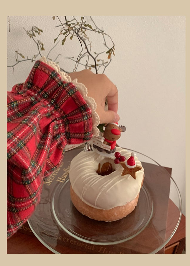 Dear Tartan Check Pajama Set