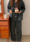 Dear Tartan Check Pajama Set