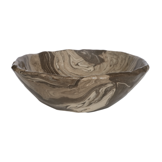 Bowl - Marble Dark Brown