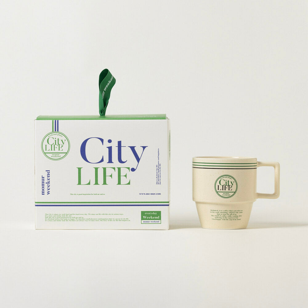 City Life Mug 'butter'