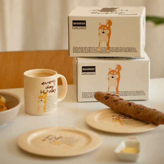 Puppy Mug & Plate Gift Set - Weekend 8