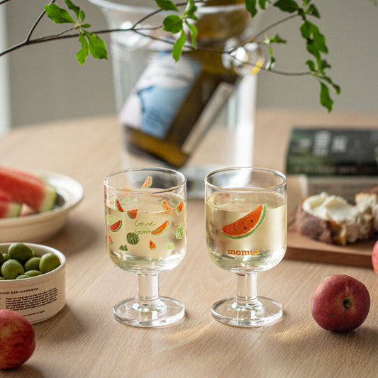 Summer Watermelon Glass