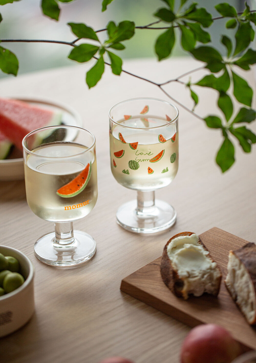 Summer Watermelon Glass