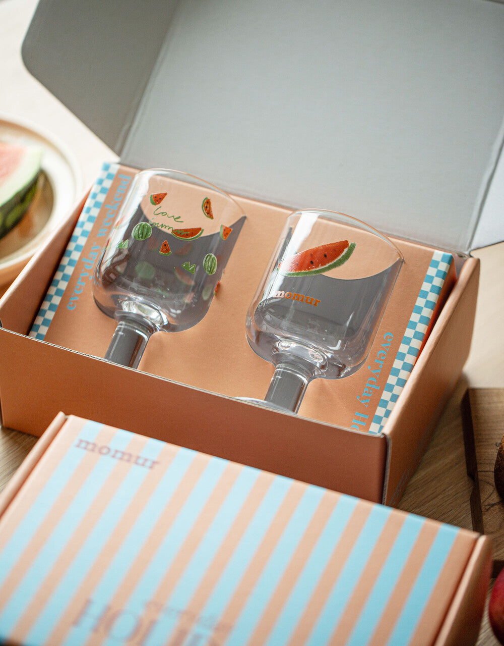 Summer Watermelon Glass