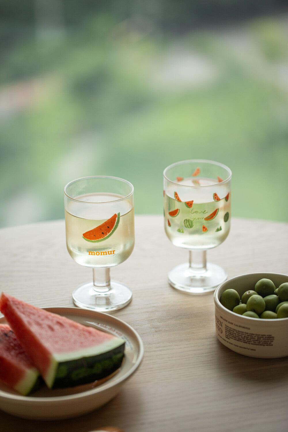 Summer Watermelon Glass