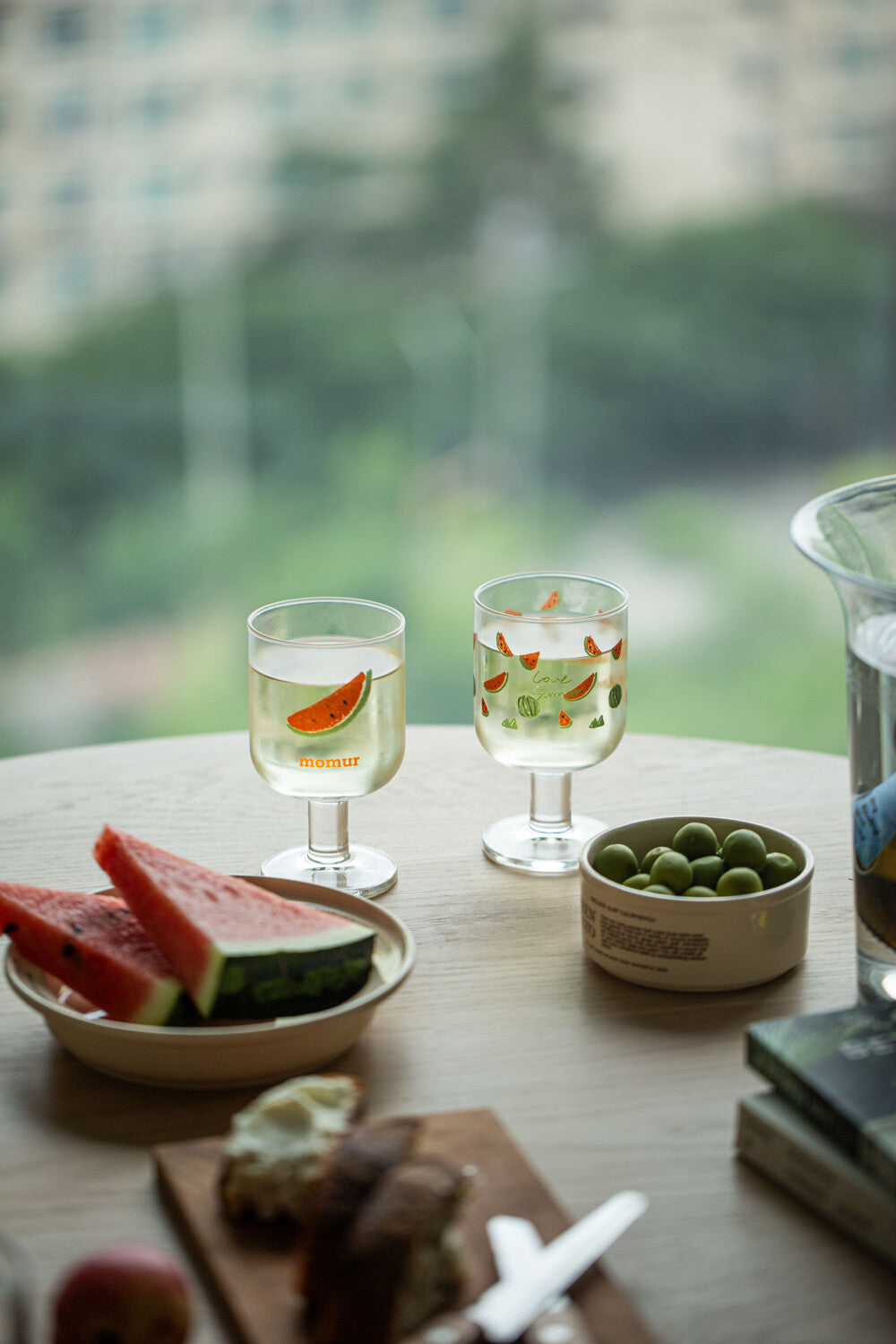 Summer Watermelon Glass