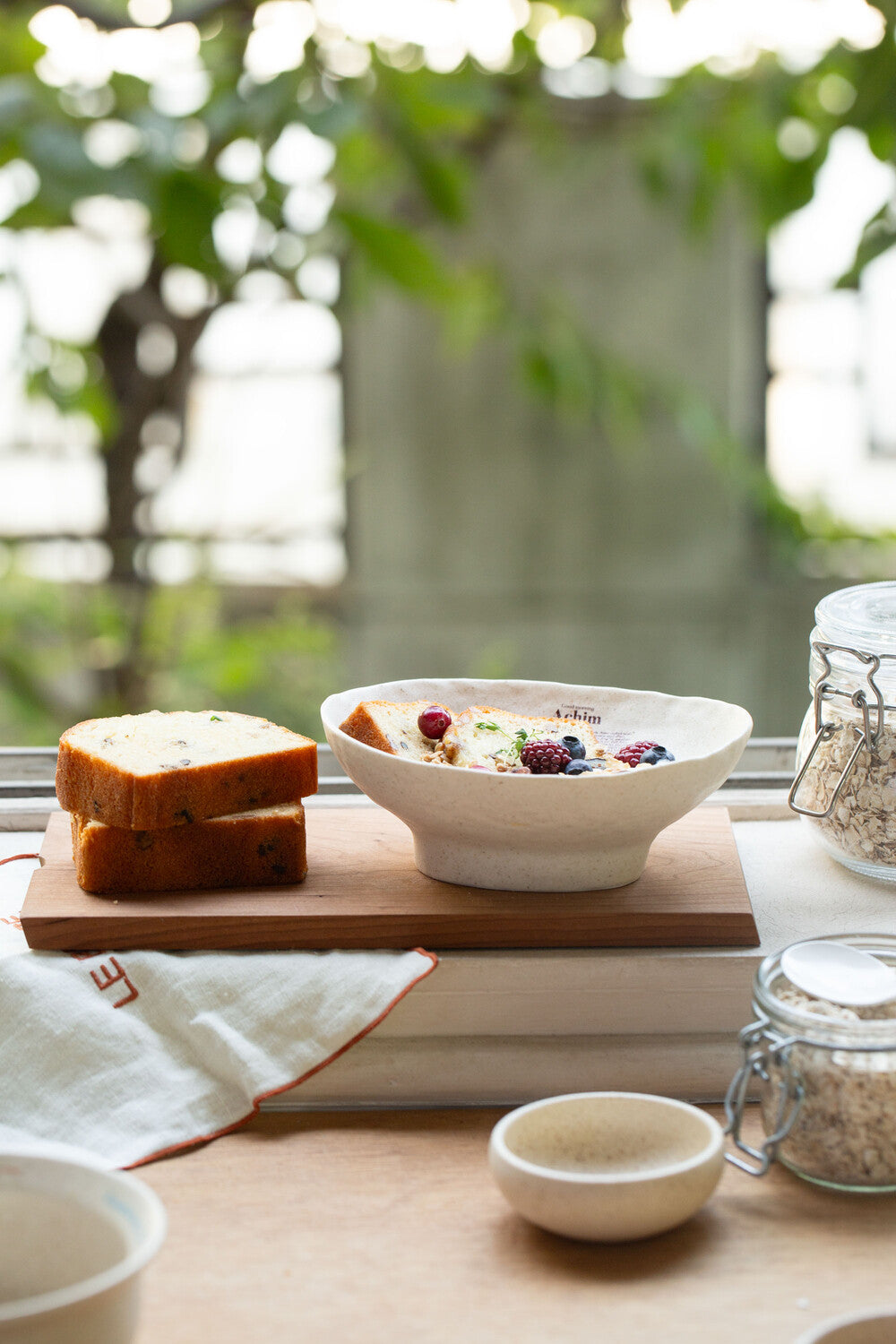 Oat Oval Dessert Bowl - weekend 12