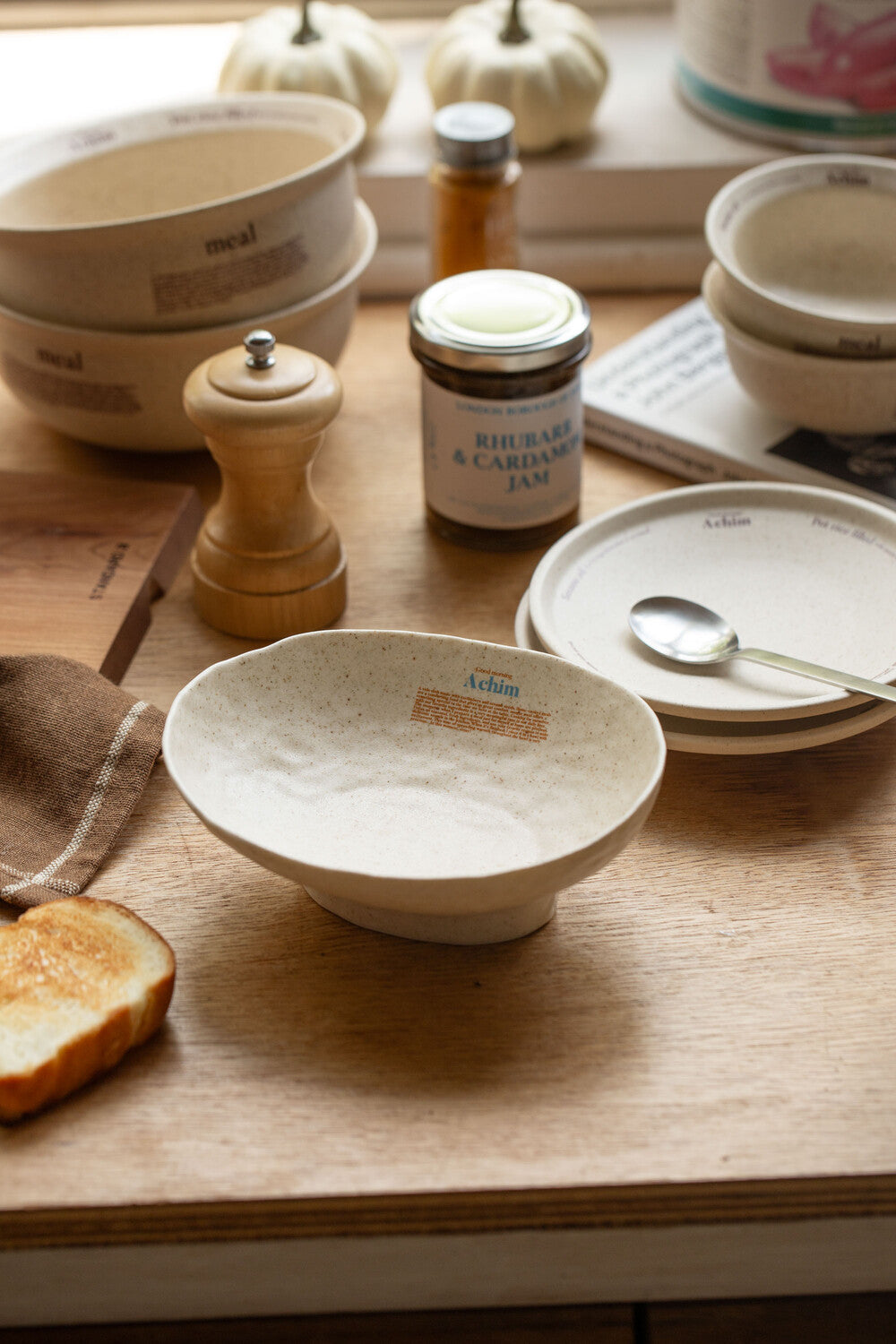 Oat Oval Dessert Bowl - weekend 12