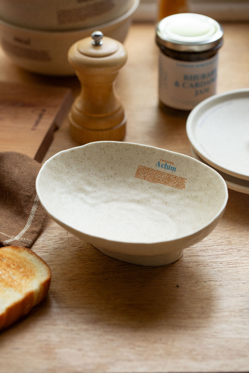 Oat Oval Dessert Bowl - weekend 12