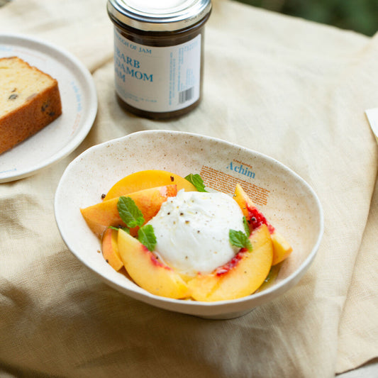 Oat Oval Dessert Bowl - weekend 12