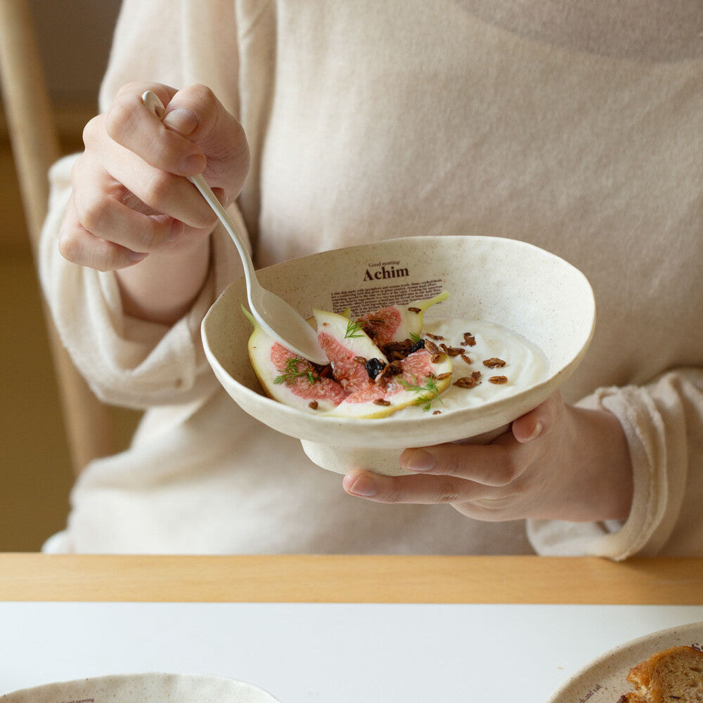 Oat Oval Dessert Bowl - weekend 12