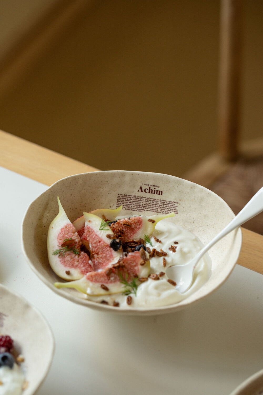 Oat Oval Dessert Bowl - weekend 12