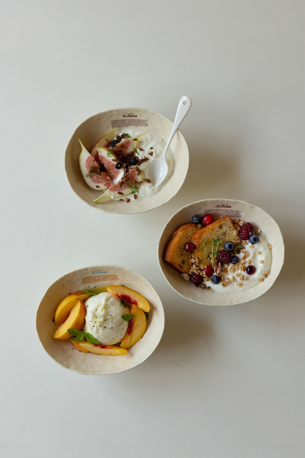 Oat Oval Dessert Bowl - weekend 12