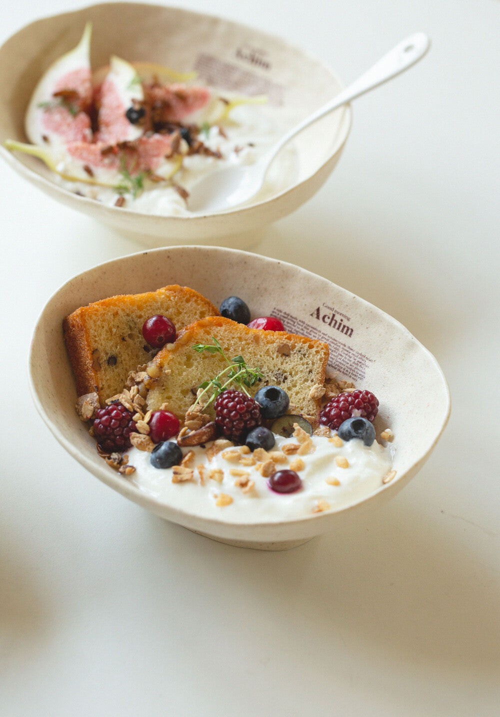 Oat Oval Dessert Bowl - weekend 12