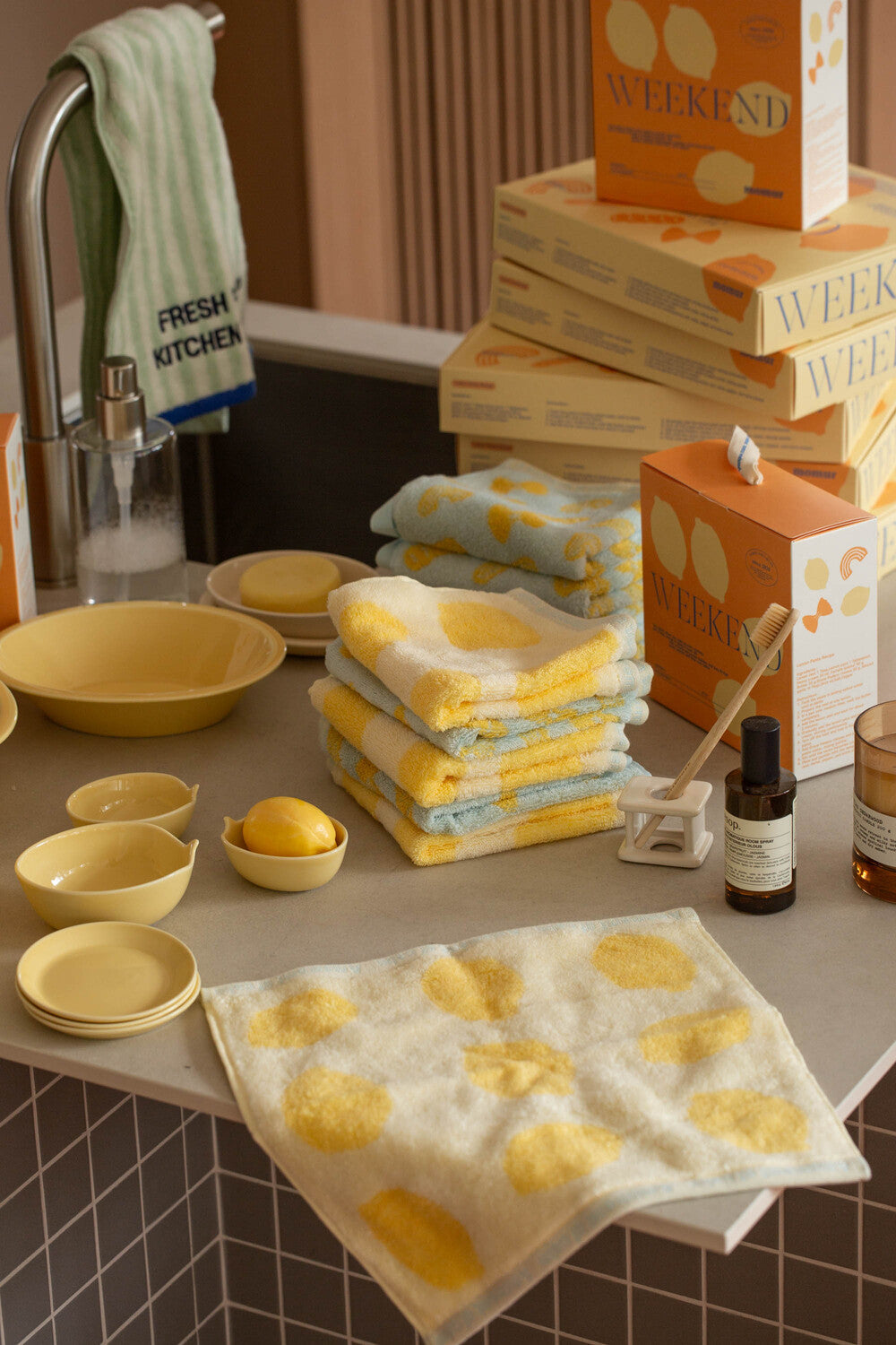 Lemon Pasta Multipurpose Plate Coaster