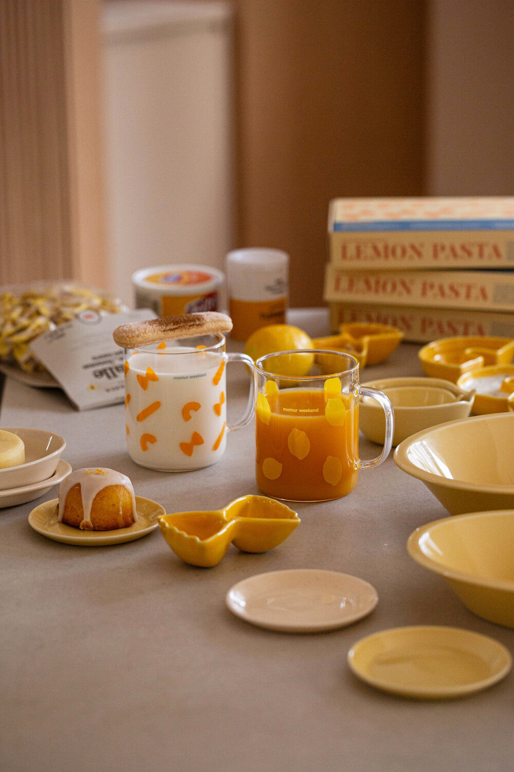 Lemon Pasta Multipurpose Plate Coaster