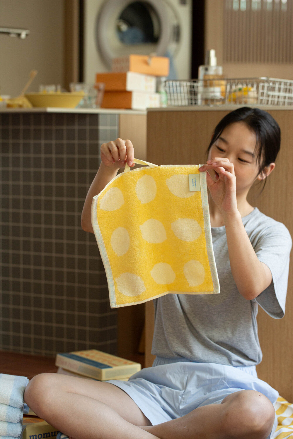 Lemon Pasta Hand Towel 2P Gift Set