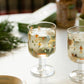 Winter Holiday Wine Glasses