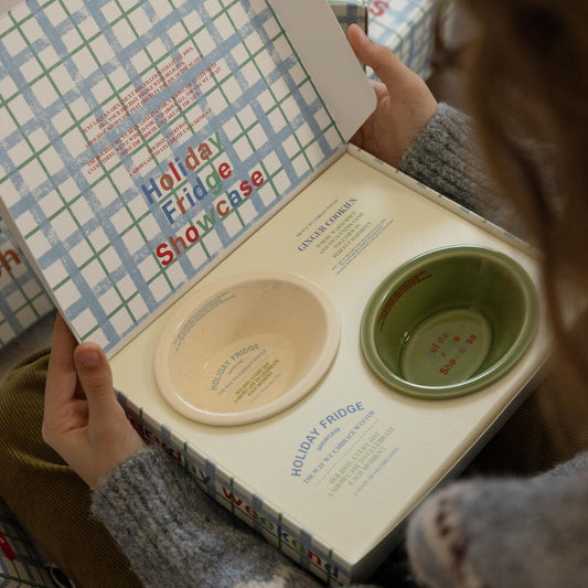 Holiday Showcase Small Oval Bowl Gift Set - Weekend 14