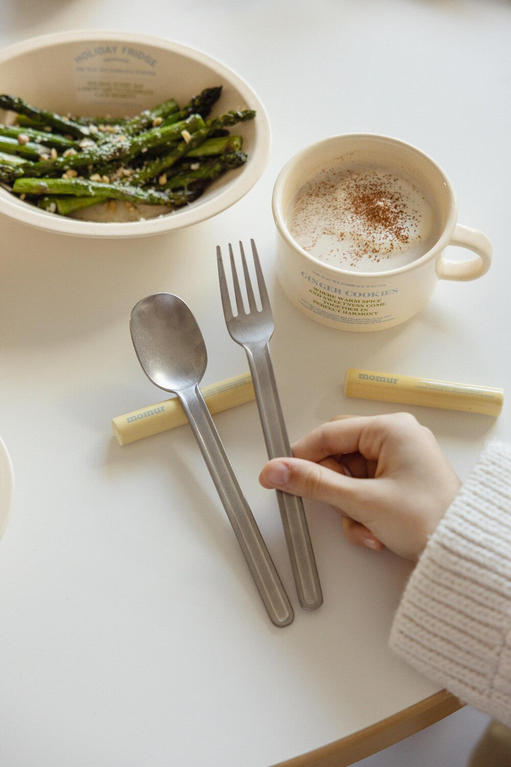 Momur Home Cutlery + Spoon Rest Set