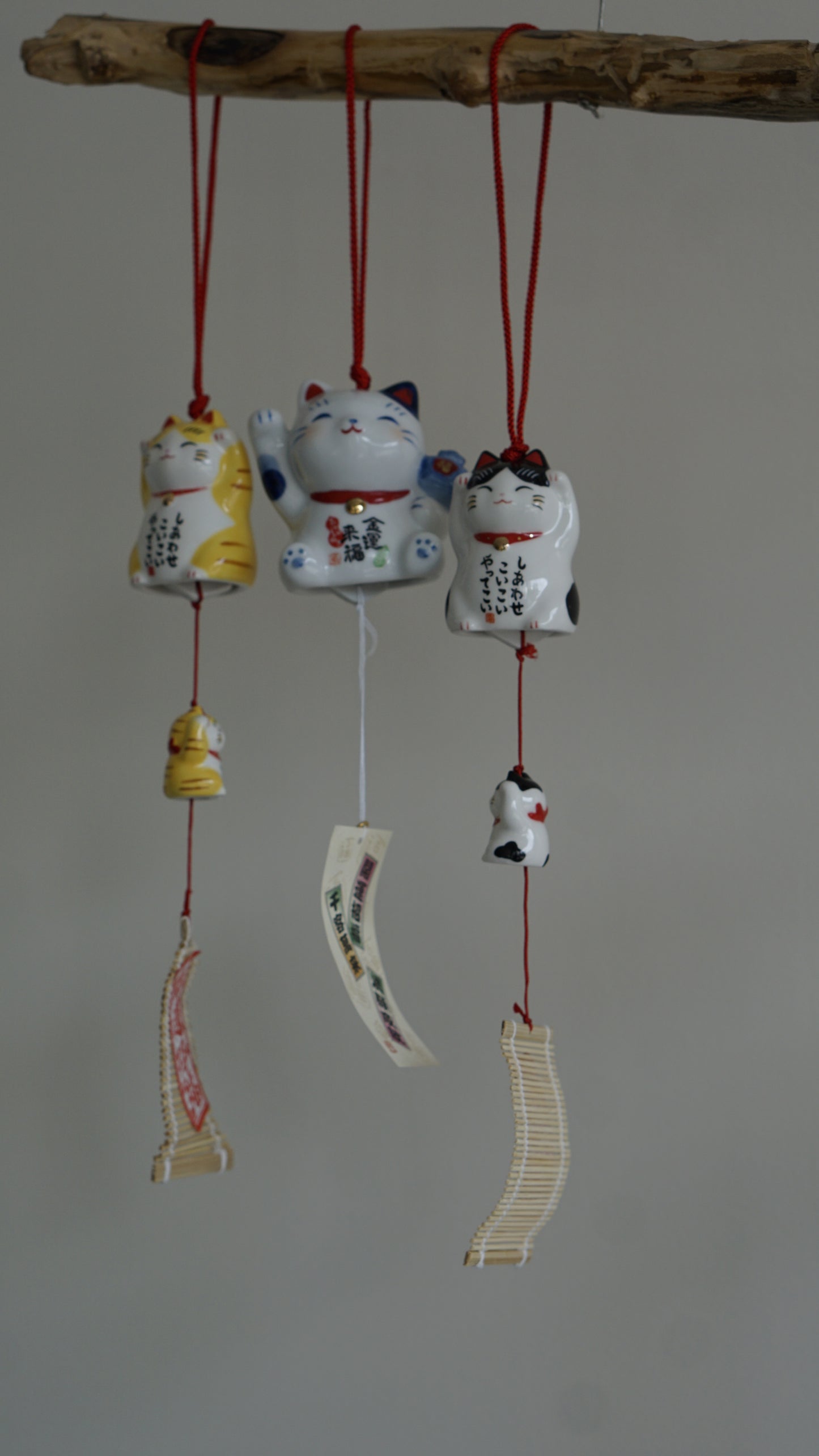 Japanese handmade Cat Furin("Wind Chimes")