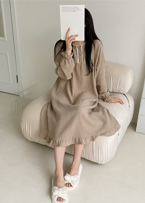 Pin Dot Cotton LS Pajamas