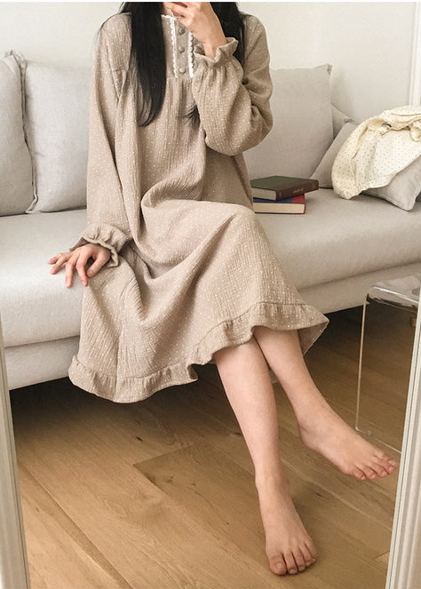 Pin Dot Cotton LS Pajamas