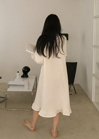 Pin Dot Cotton LS Pajamas