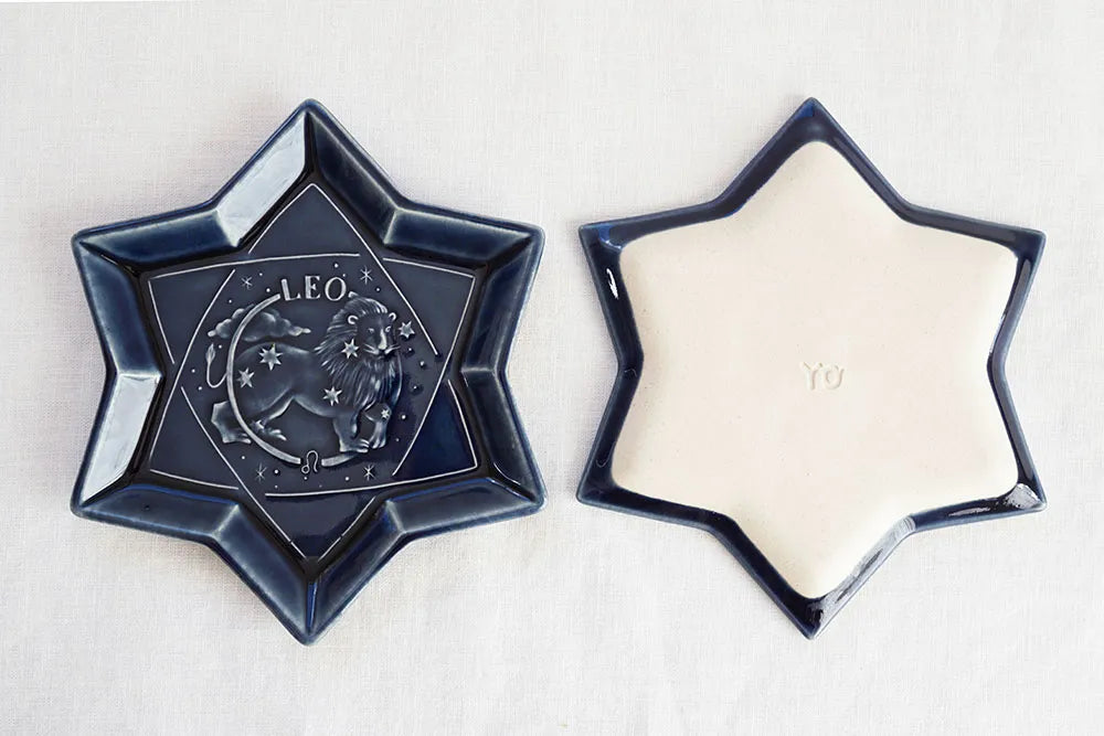 Constellation charm plate - Leo