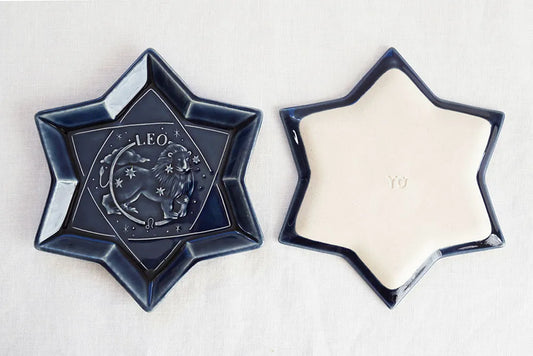 Constellation charm plate - Leo