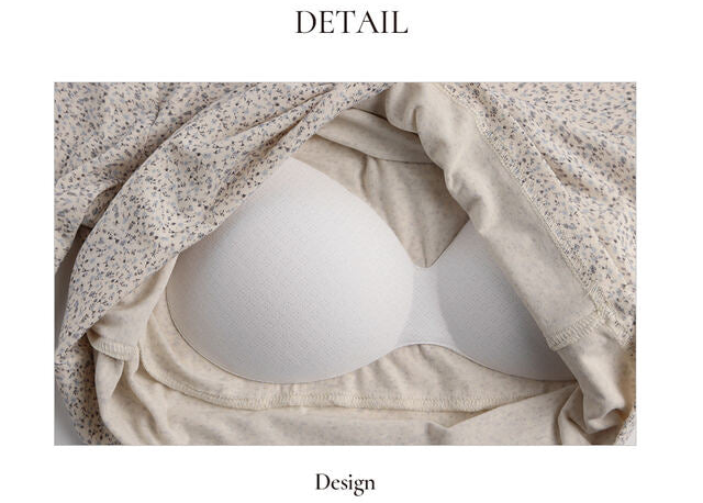 Louis Flower Pajama Set with Hair Scrunchie