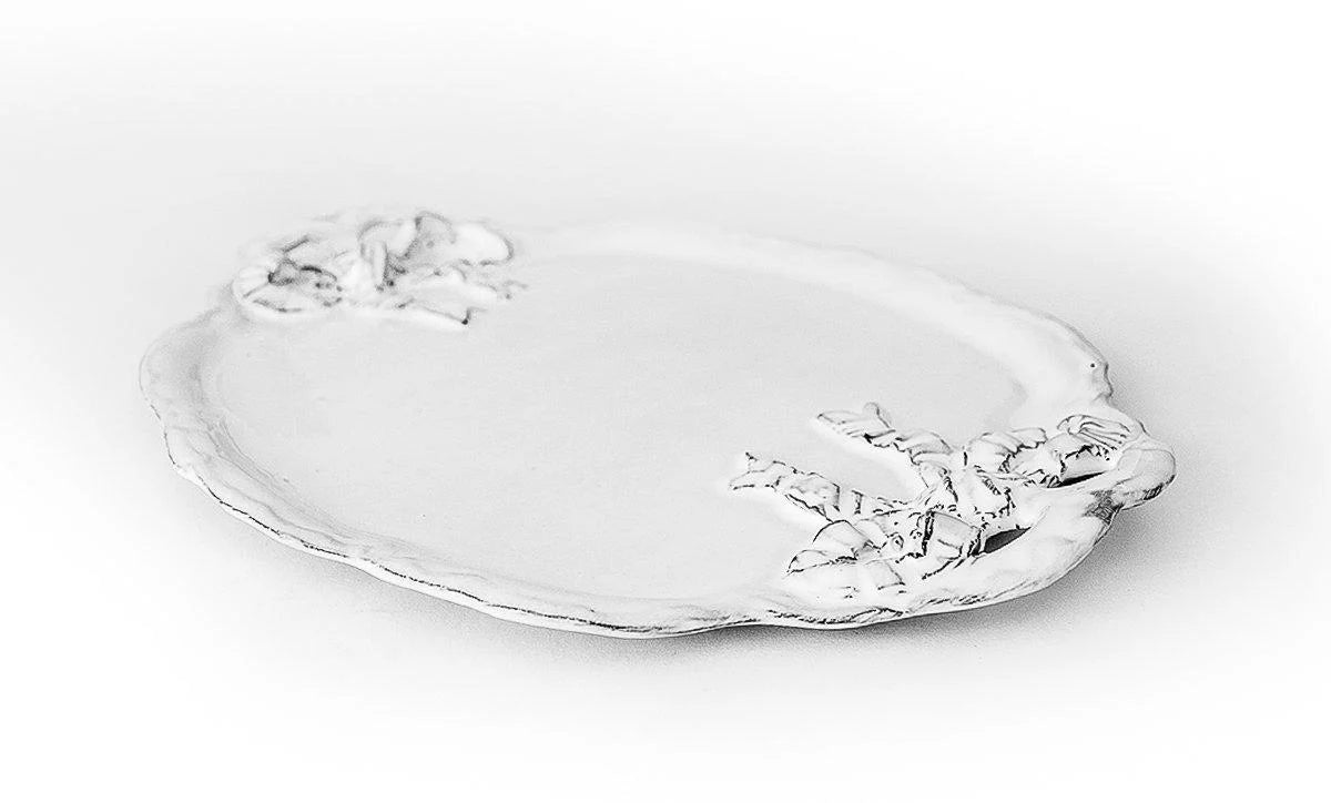 Marie-Antoinette L platter with handle