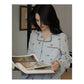 Mandy Bear Crinkled Cotton LS Pajamas