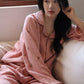 Mandy Bear Crinkled Cotton LS Pajamas