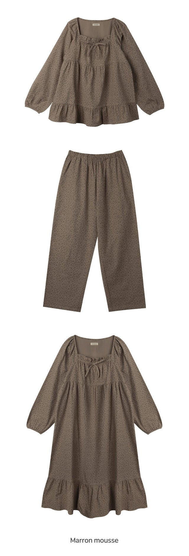 Modni Flower Pajama Set