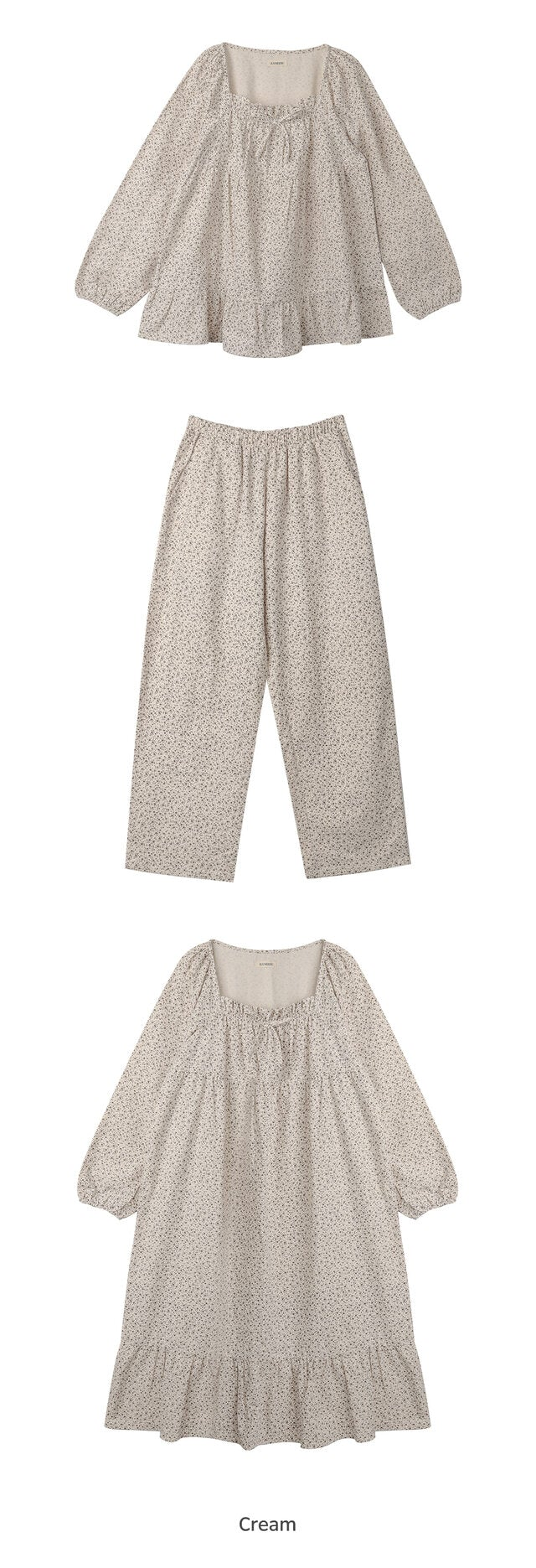 Modni Flower Pajama Set