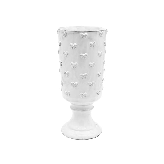 Vase à pied Nœud-Nœud - M