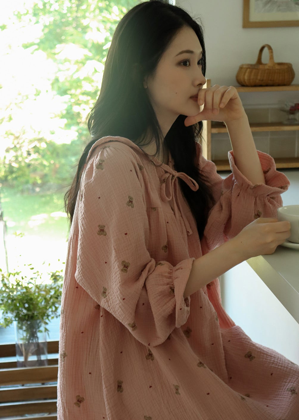 Romantic Mandy Bear LS Dress