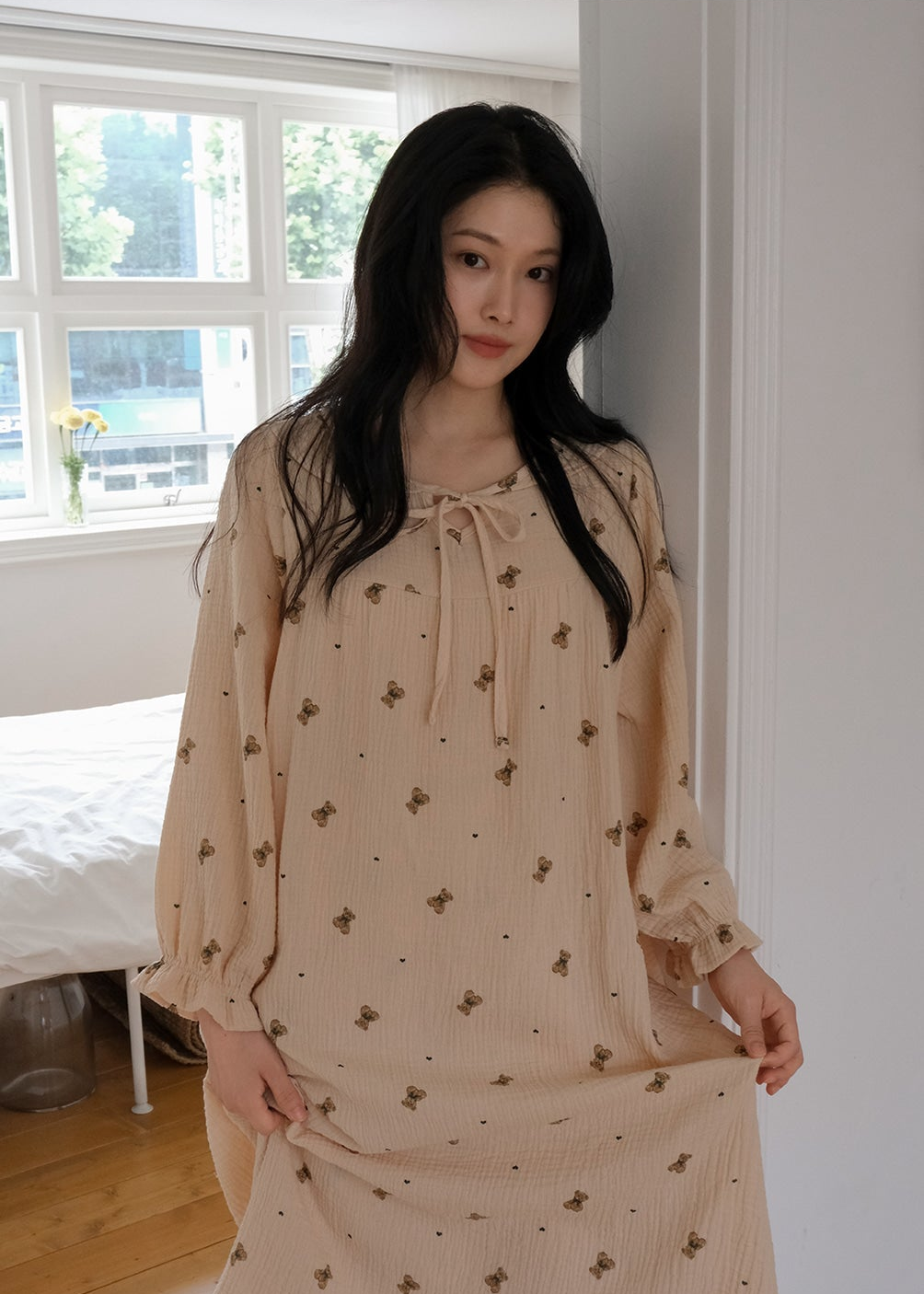 Romantic Mandy Bear LS Dress
