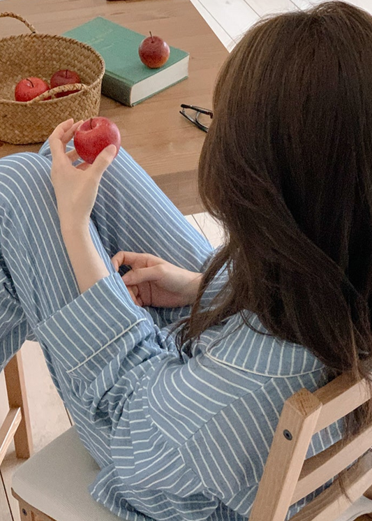 Relaxed Cotton Pajama Set