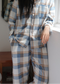 Cozy Tartan Check Pajama Set - Warm Fleece