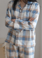 Cozy Tartan Check Pajama Set - Warm Fleece
