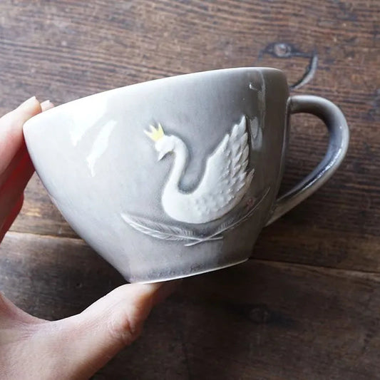 Swan Latte Cup