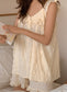 Ruffle Sleeveless Pajama Set